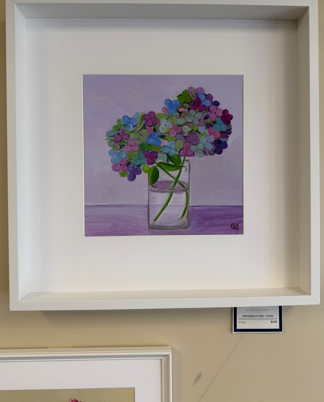 Wild Roses in Blue Vase